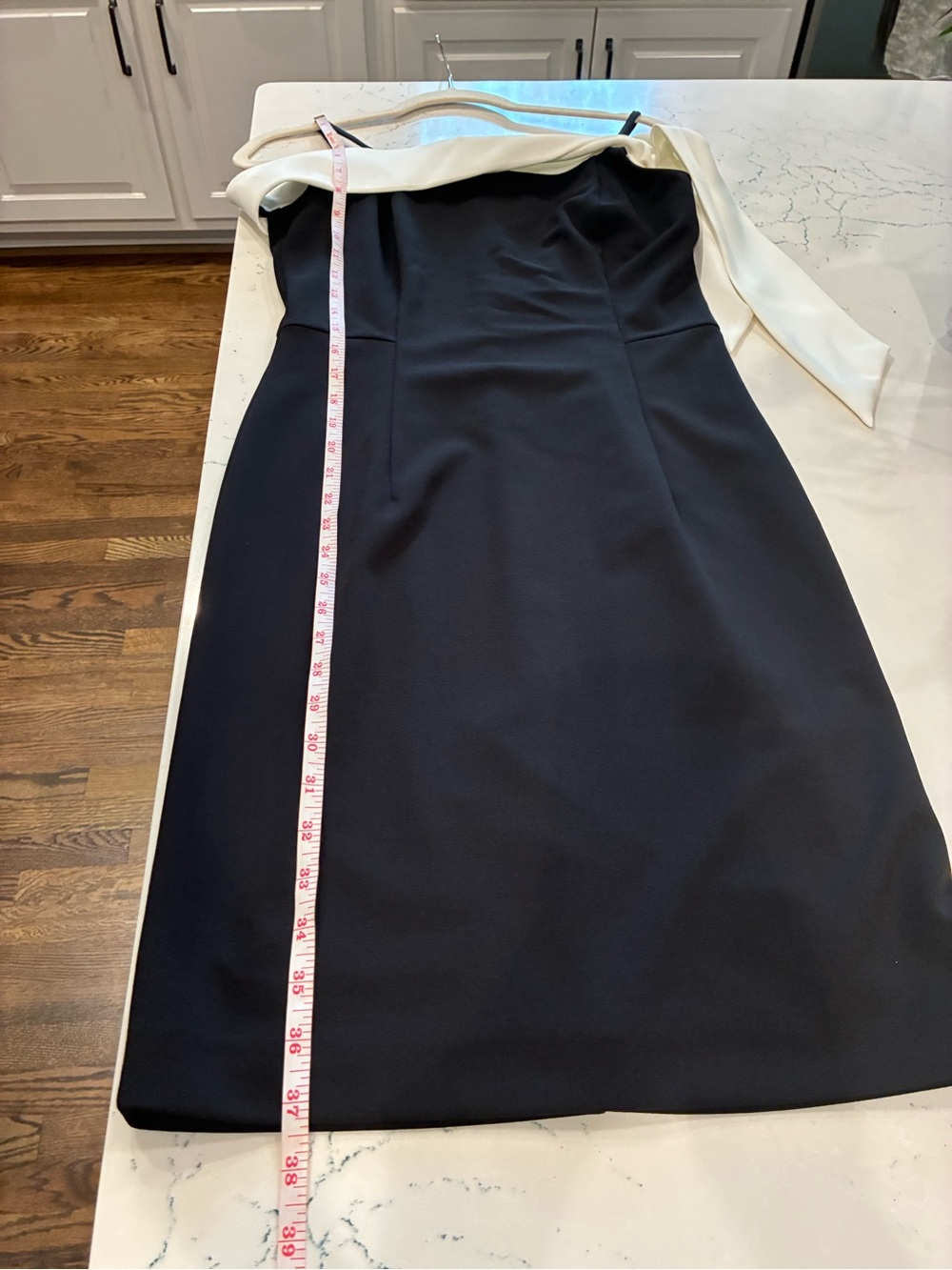 NWT White House Black Market Black & White Dress Size 4 - Picture 6 of 8